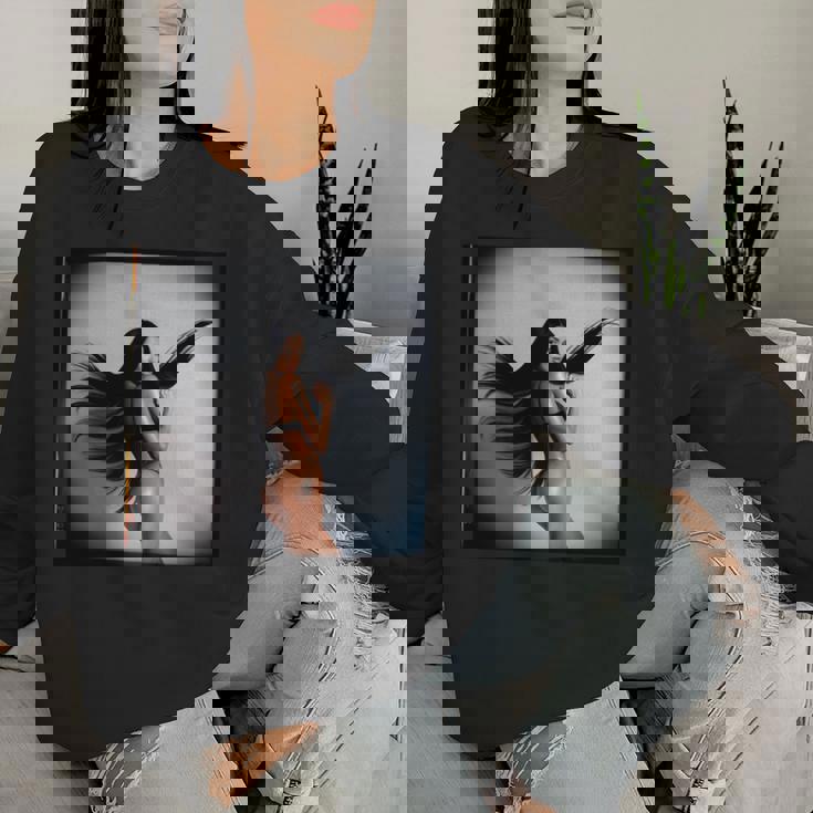 Pinup Girl 男性用 セクシーなブルネットファッションモデル 長袖tシャツ レディーススウェットシャツ 彼女への贈り物