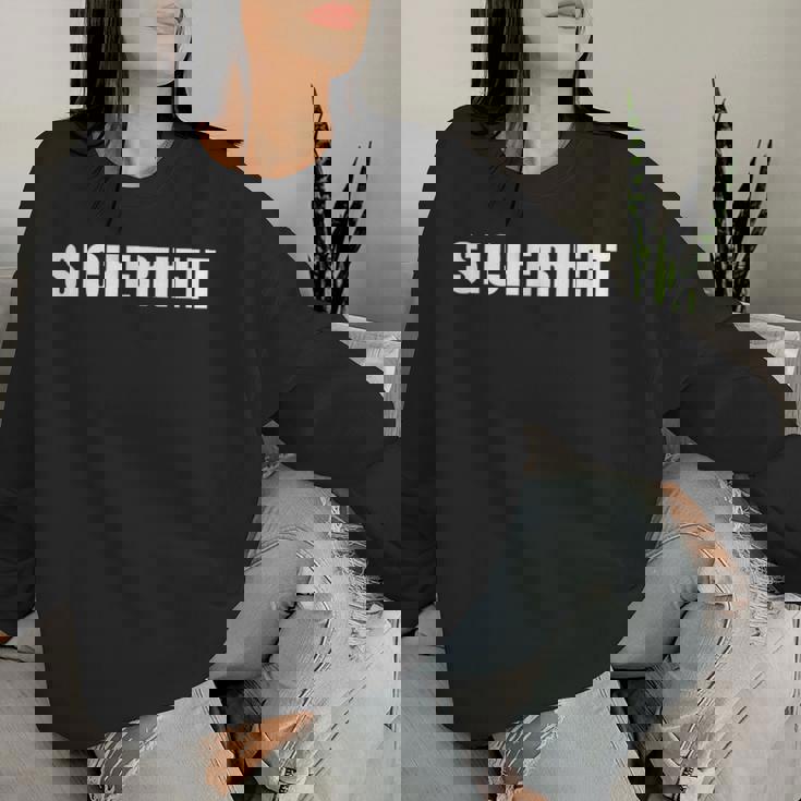 Sicherheit -Ecurity Guard Uniform And German レディーススウェットシャツ 彼女への贈り物