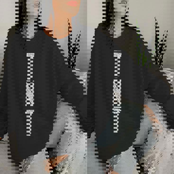 Tnt コスチューム シャツ 大人 男性 女性 キッズ Tnt ダイナマイト コスチューム レディーススウェットシャツ 彼女への贈り物