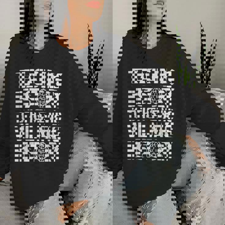 History Teacher Appreciation Teachingocialtudies レディーススウェットシャツ 彼女への贈り物