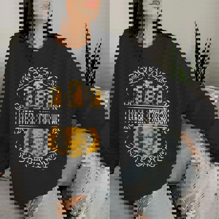 オクトーバーフェスト I Love Beer Bier & Classical Music レディーススウェットシャツ 彼女への贈り物