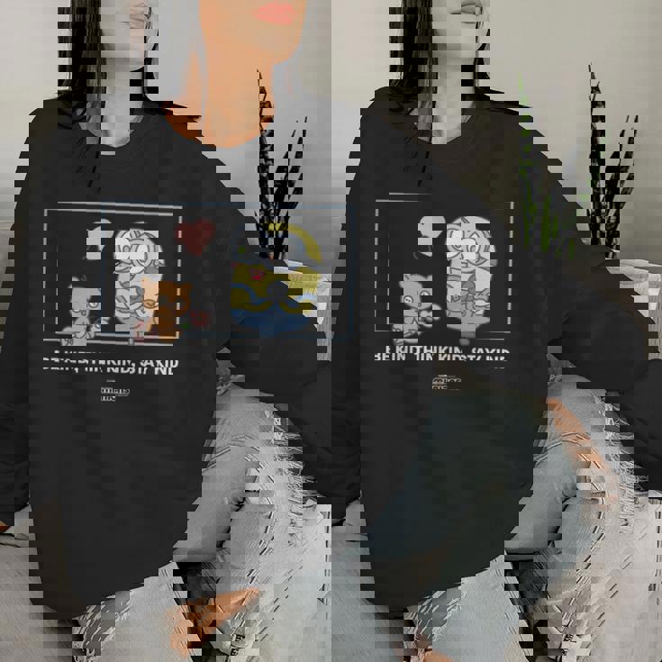 ミニオンズ ボブ&ティム Be Kind Think Kindtay Kind 長袖tシャツ レディーススウェットシャツ 彼女への贈り物