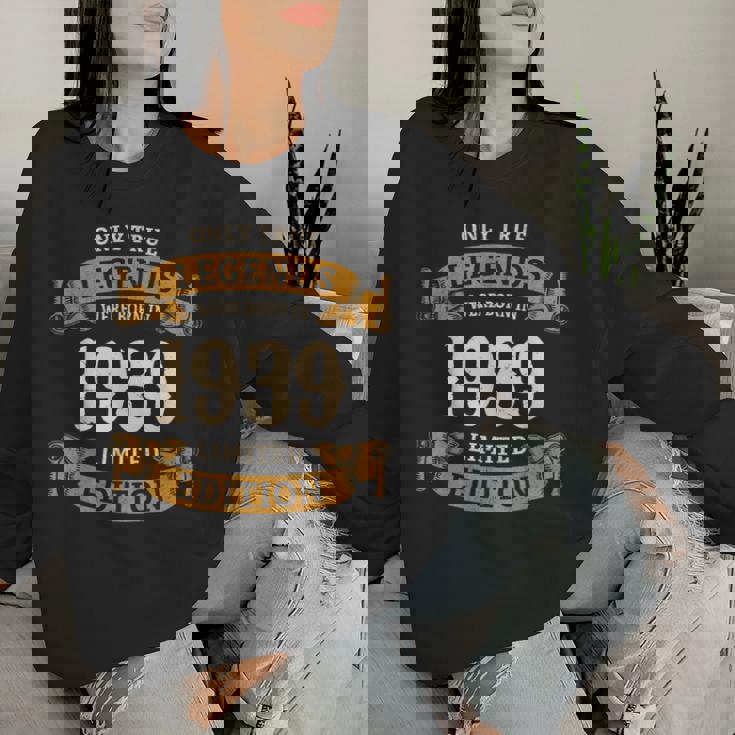 ヴィンテージ 1939 ギフト 男性 女性 長寿祝い 1939年生まれ 米寿祝い ユニークな誕生日プレゼント レディーススウェットシャツ 彼女への贈り物