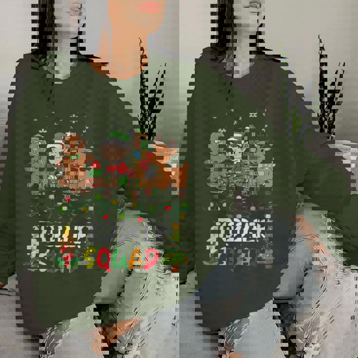 Toddler Squad Elf Reindeer Students Merry Christmas Teacher Women Sweatshirt Gifts for Her Toddler Squad Elf Reindeer Students Merry Christmas Teacher Women Sweatshirt Gifts for Her