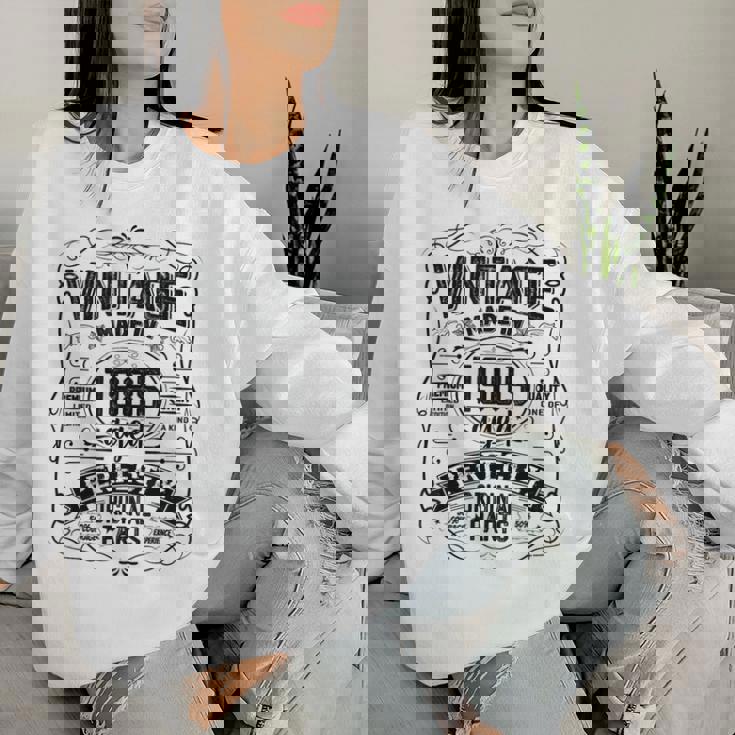 Vintage 1985 Classic 1985 Limited Edition Birthday レディーススウェットシャツ 彼女への贈り物