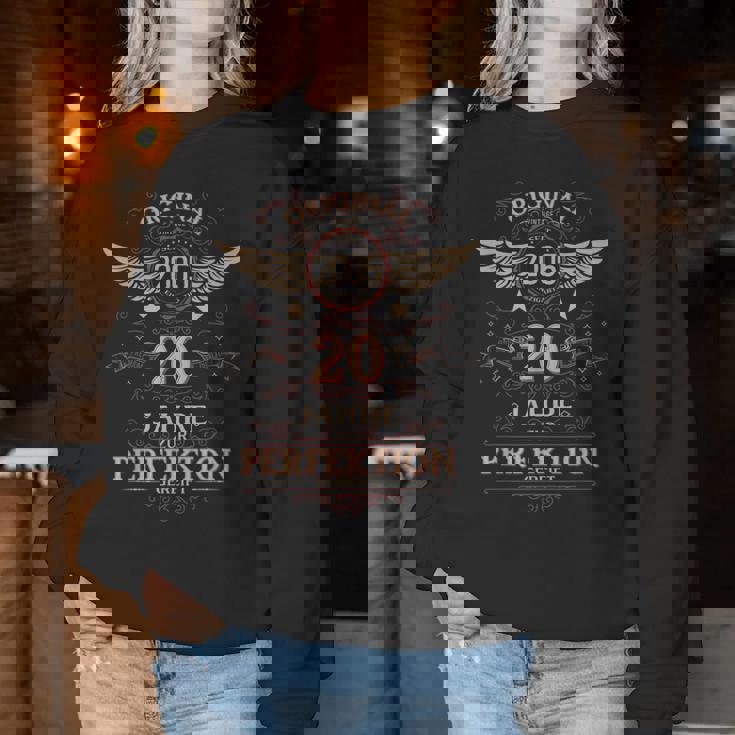 20 歳の誕生日の男性と女性への、 20 周年記念オリジナル 2005 年装飾のおもしろギフト レディーススウェットシャツ 面白い贈り物