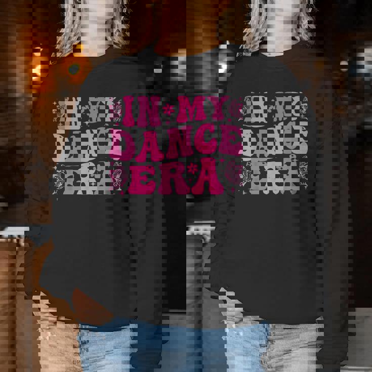 Groovy In My Dance Era バレエダンサー レディーススウェットシャツ 面白い贈り物