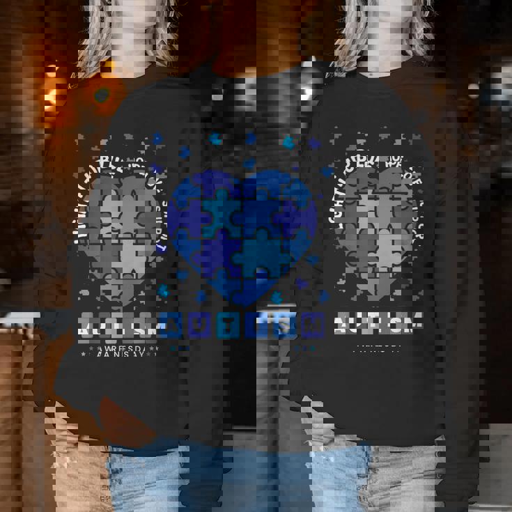 Light It Up ブルー 自閉症啓発 男性 女性 キッズ レディーススウェットシャツ 面白い贈り物