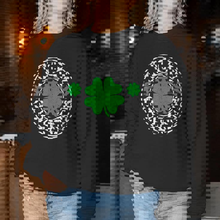 Lucky Charmer t Patrick's Day 男の子 女の子 キッズ レディーススウェットシャツ 面白い贈り物