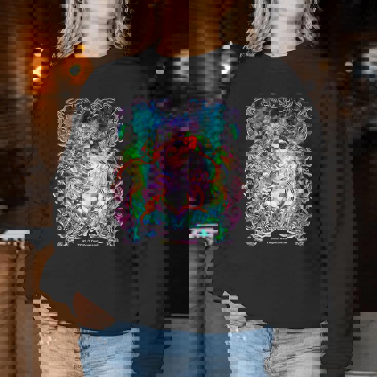 TokiOFlower オリジナルデザイン レディーススウェットシャツ 面白い贈り物