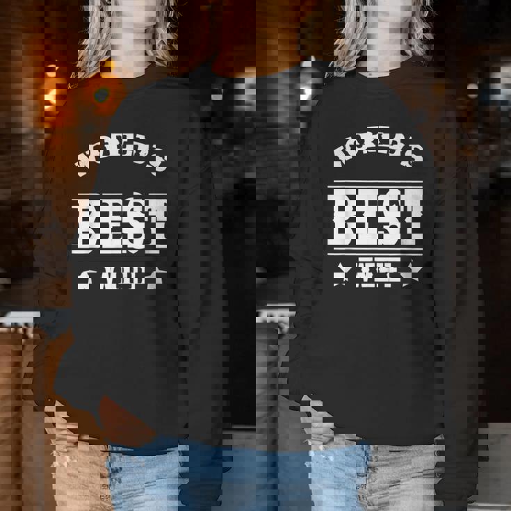 World's Best Wife 面白いウェディングギフトシャツ レディーススウェットシャツ 面白い贈り物