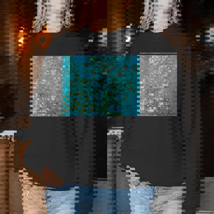 ヴィンセント・ファン・ゴッホ、アーモンドの花 レディーススウェットシャツ 面白い贈り物