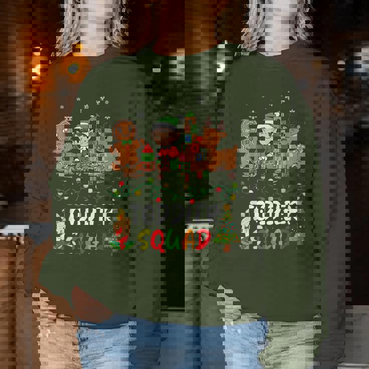 Toddler Squad Elf Reindeer Students Merry Christmas Teacher Women Sweatshirt Personalized Gifts Toddler Squad Elf Reindeer Students Merry Christmas Teacher Women Sweatshirt Personalized Gifts