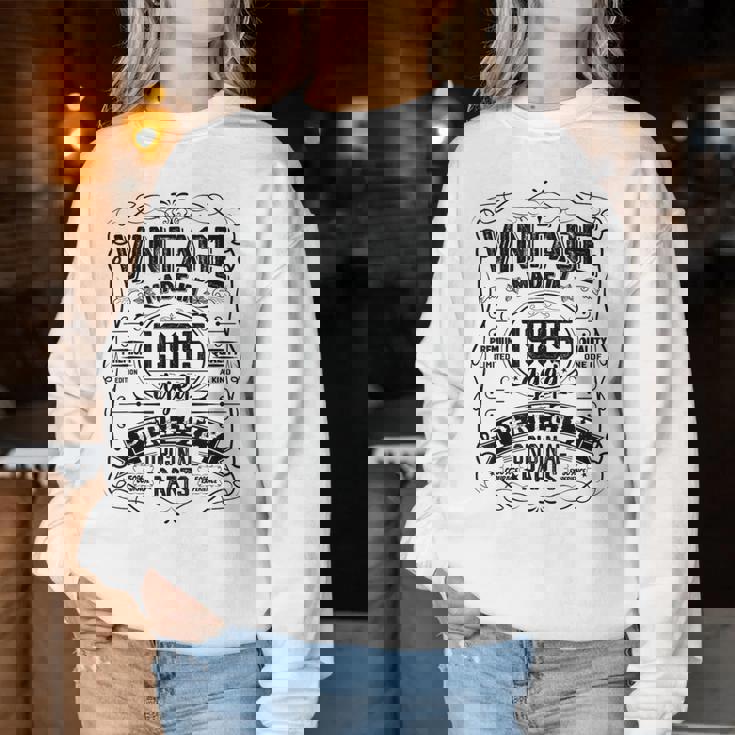 Vintage 1985 Classic 1985 Limited Edition Birthday レディーススウェットシャツ 面白い贈り物