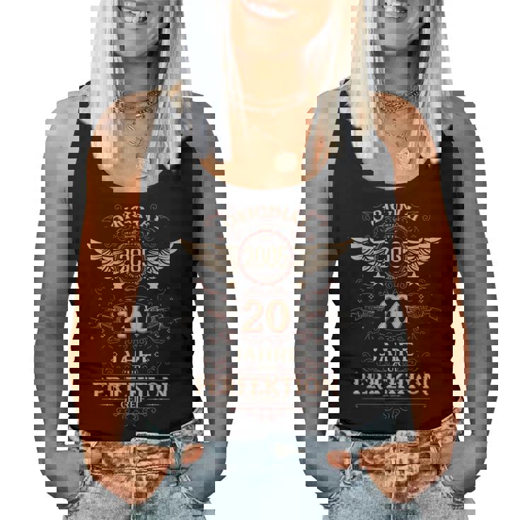 20 歳の誕生日の男性と女性への、 20 周年記念オリジナル 2005 年装飾のおもしろギフト レディースタンクトップ