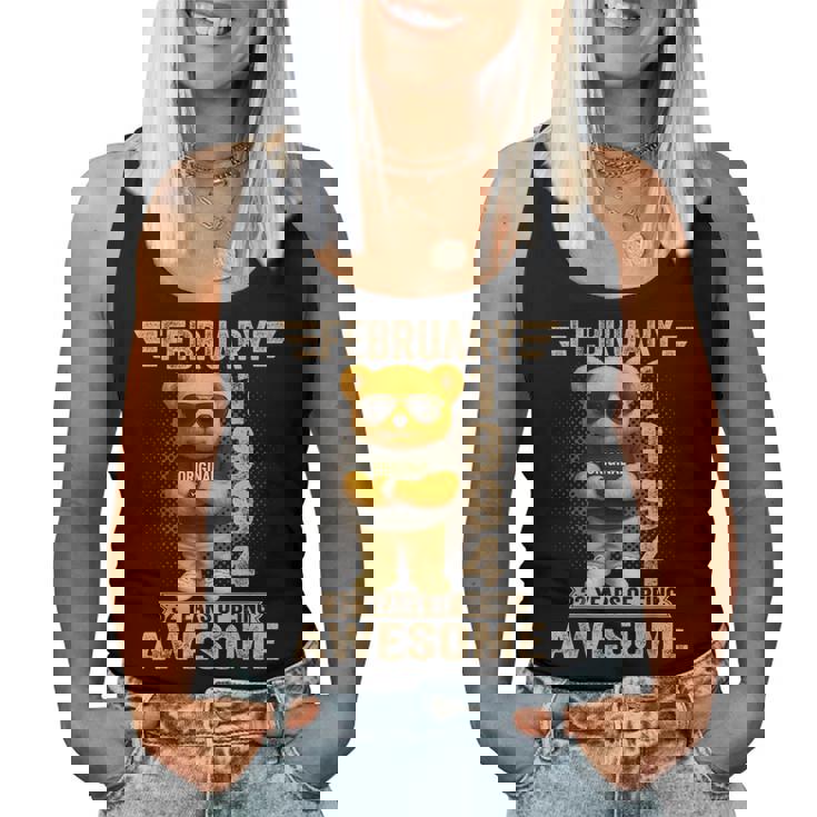 32歳 1994年2月 テディベア 32歳 誕生日 男性 女性 レディースタンクトップ