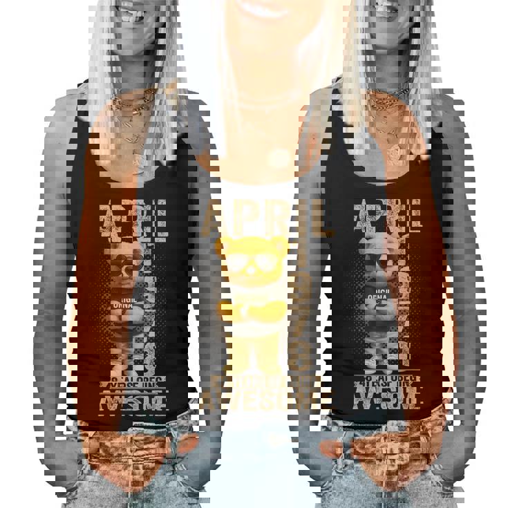 48歳 1978年4月 テディベア 48歳 誕生日 男性 女性 レディースタンクトップ