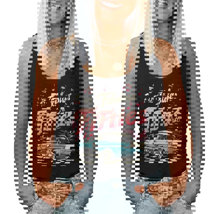 50S ロカビリー 1950年代 The Fabulous Fifties ロックンロール レディースタンクトップ