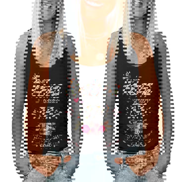 55 Años Cumpleaños Hecha En 1970 55 Cumpleaños Regalo Camiseta sin mangas para mujer