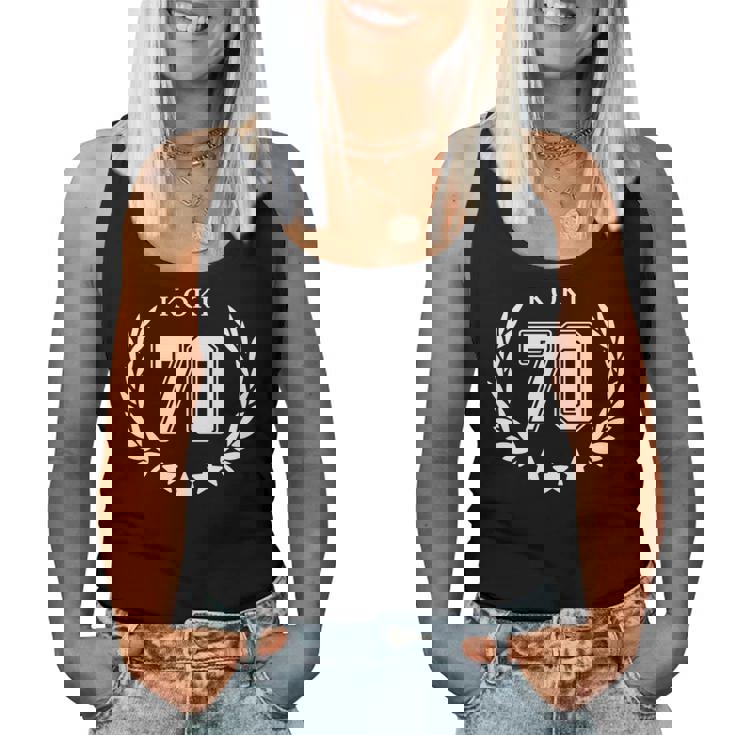 70 歳 古希 祝い 70歳 70才 お祝い 男性 女性 古希祝い ギフト 贈り物 父 母 こき 誕生日 紫 長袖tシャツ レディースタンクトップ