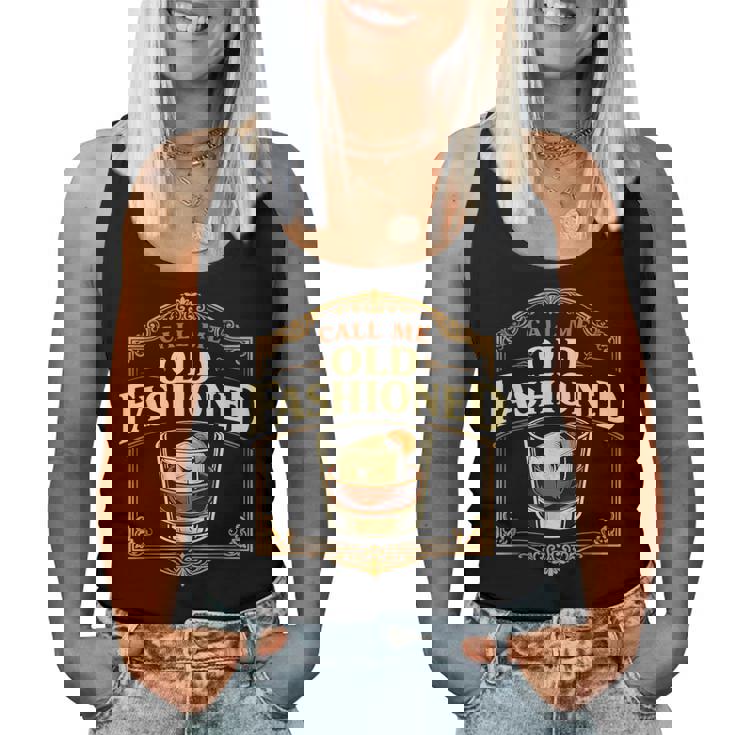 Call Me Old Fashioned Whiskey カクテル ドリンク ミクソロジスト レディースタンクトップ
