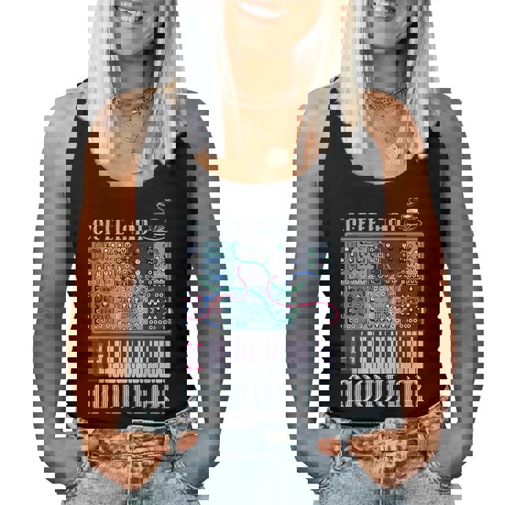 Coffee And Modular アナログシンセサイザー 波形シンセ レディースタンクトップ