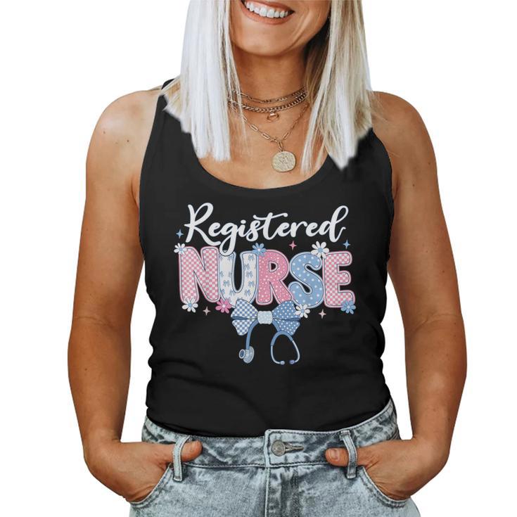 Cute Rn Registered Nurse For Women Women Tank Top