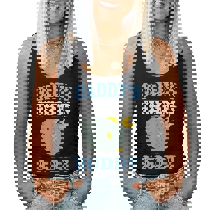 Daddy's Fishing Buddyon Daughter ギフトtシャツ レディースタンクトップ