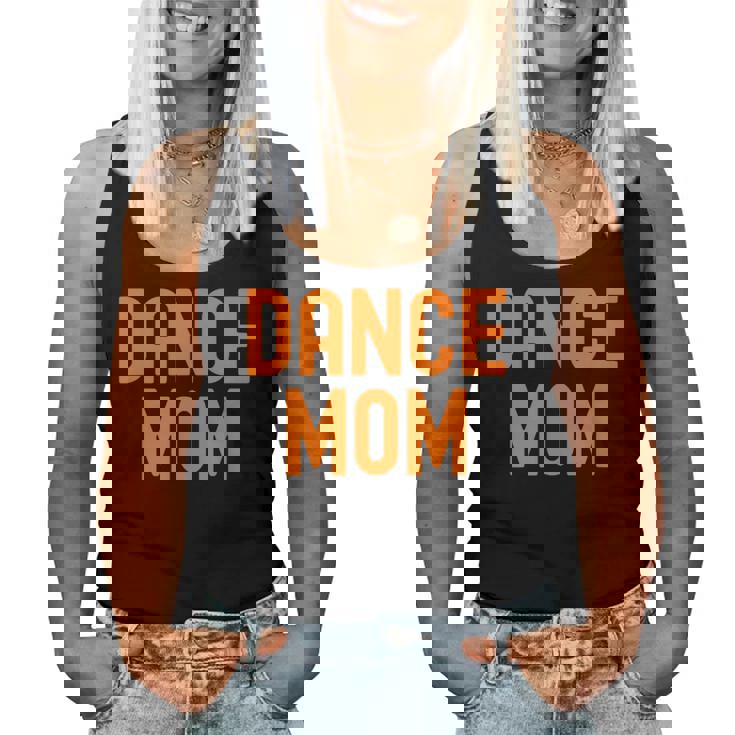 Dance Mom Orange Matching Parents レディースタンクトップ