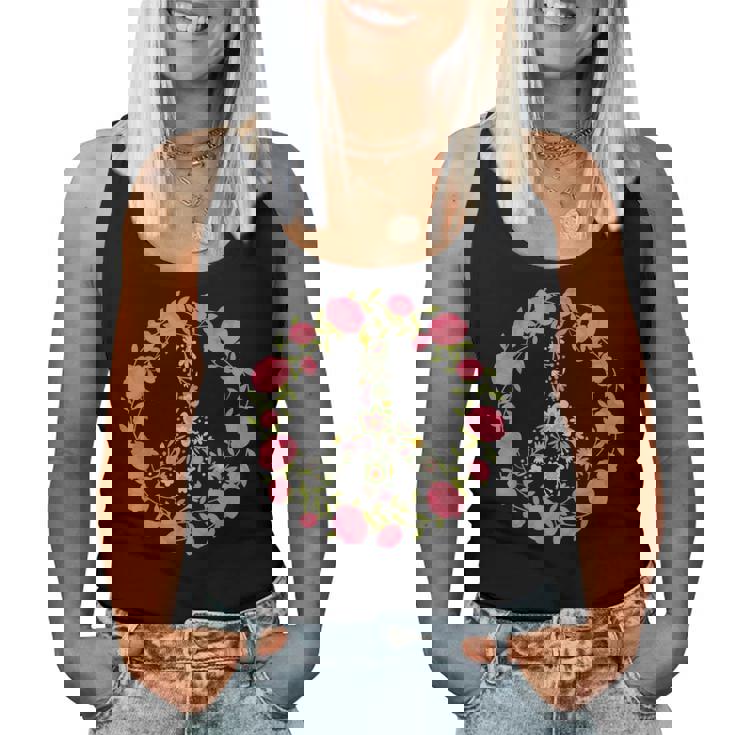 Flower Power Peace Love 60年代 70年代 ヒッピーコスチューム レディースタンクトップ