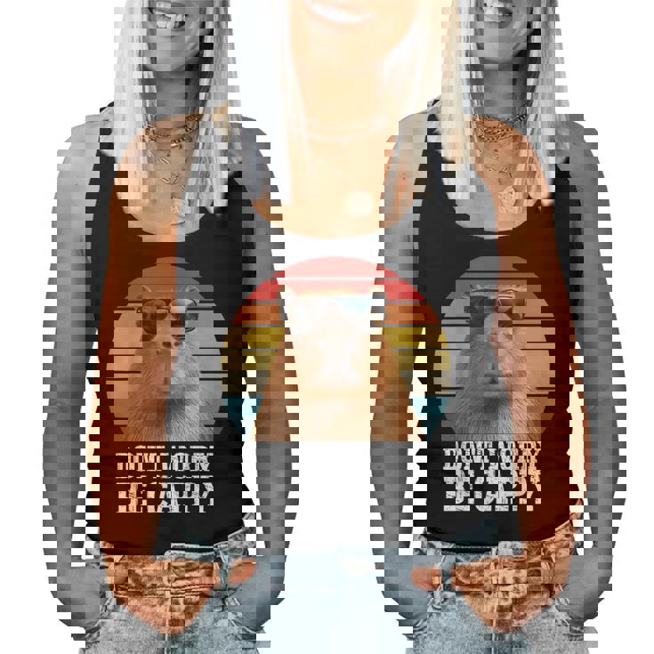 Capybara Be Cappy For Adults Capybara Love Women Tank Top