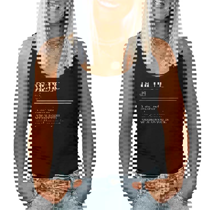 Definition Delulu Fandom Idol Meme Definition Women Tank Top