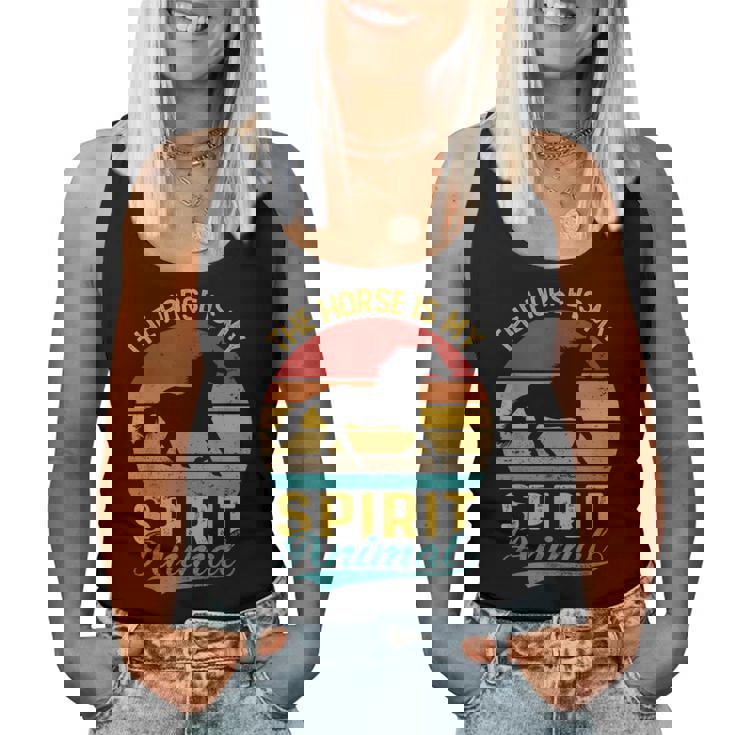 The Horse Is Mypirit アニマルシャツ entage Horse レディースタンクトップ