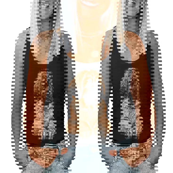 Leonberger Memoriale Per Allevatori Di Cuccioli Di Cane Mamma Papà Canotta da donna