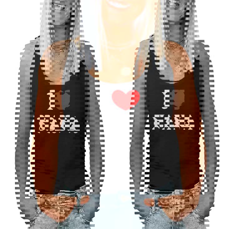 I Love Nana 私は愛する Nana レディースタンクトップ