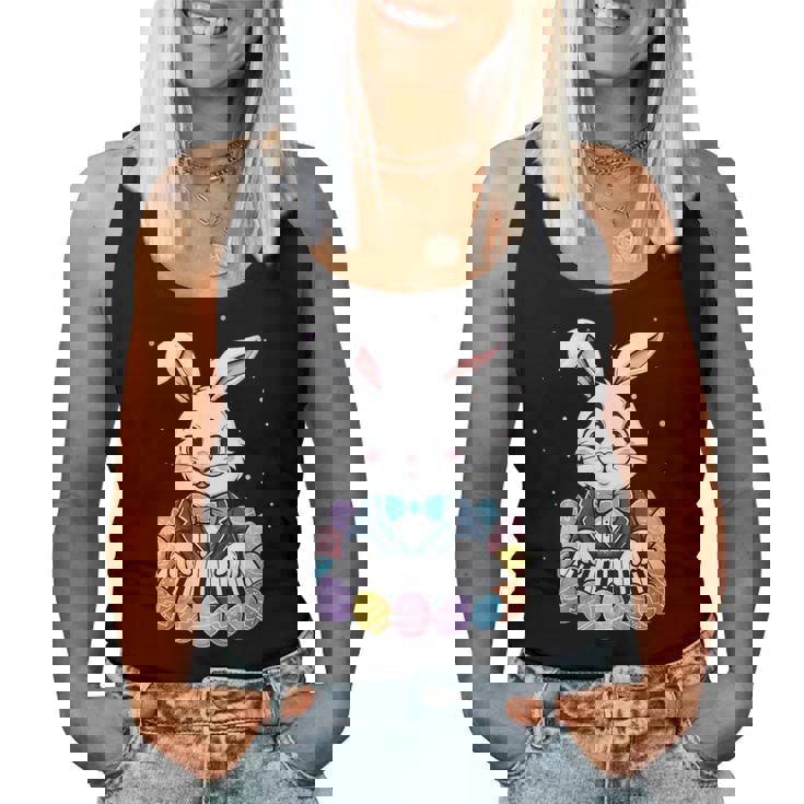 Pianiste Pianiste Pâques Lapin Oeufs Mignon Printemps Débardeur pour femme