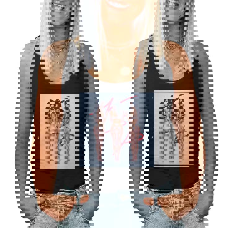 Pinup Girl 男性用 「Seeing Triple」 長袖tシャツ レディースタンクトップ