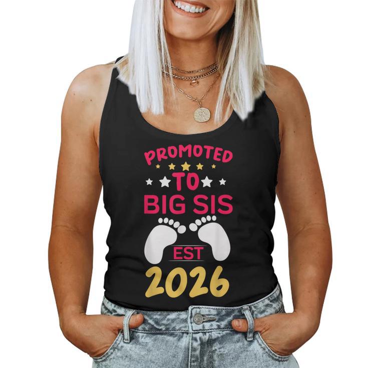 Promoted To Big Sister 2026 I'm Going To Be Big Sister 2026 Women Tank Top