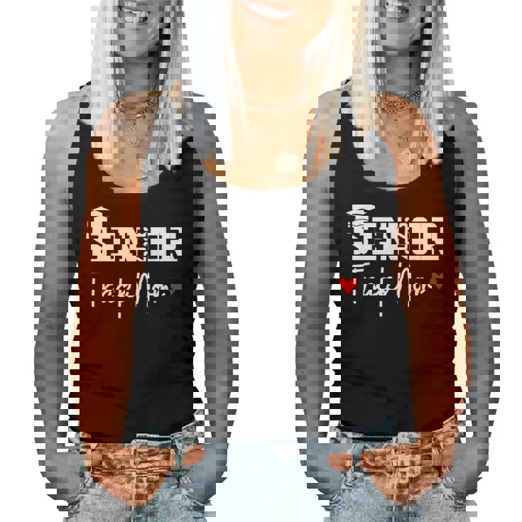 Senior 2026 Track Mom Class Of 2026 Track Team Parent Heart Women Tank Top