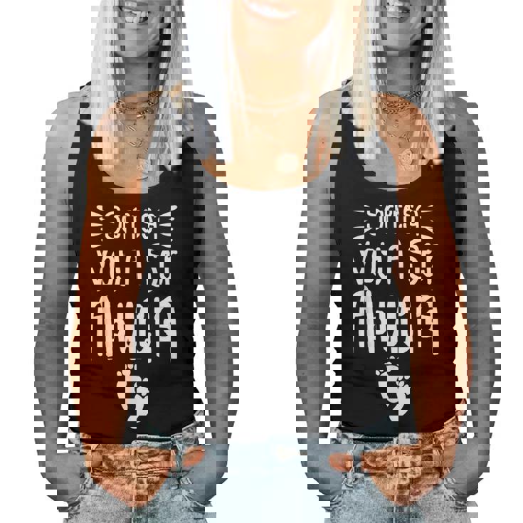 Sorpresaoy Aer Abuela Nietos Camiseta sin mangas para mujer