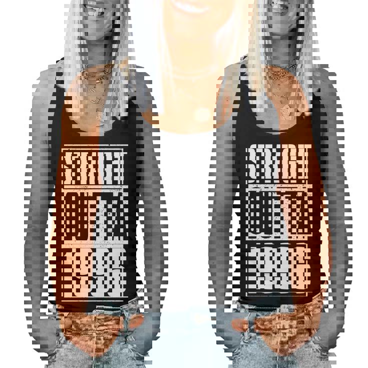 Straight Outta 1996 Womenintage 1996 Birth Of Birthday 長袖tシャツ レディースタンクトップ