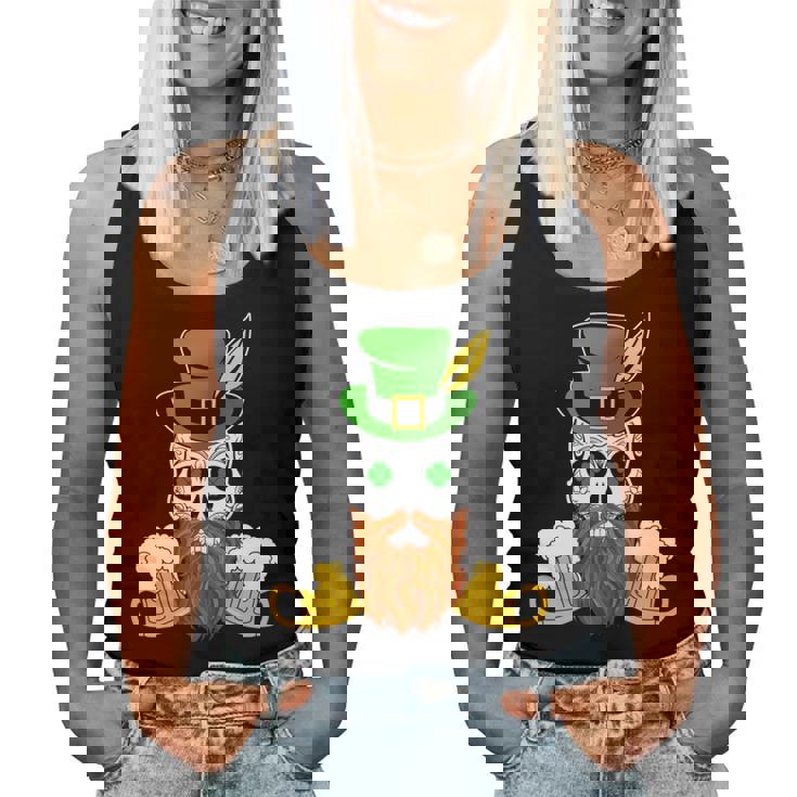スカル 聖パトリックデー 洋服 ギフト 男性 女性 ビール 長袖tシャツ レディースタンクトップ