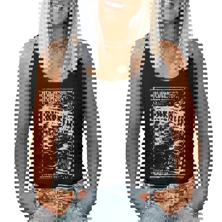 ハロウィンホラーナイト フランケンシュタイン&フランケンシュタインの花嫁 レディースタンクトップ