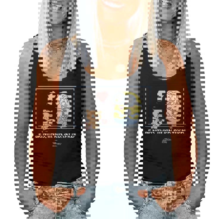 ミニオンズ ボブ&ティム Be Kind Think Kindtay Kind 長袖tシャツ レディースタンクトップ