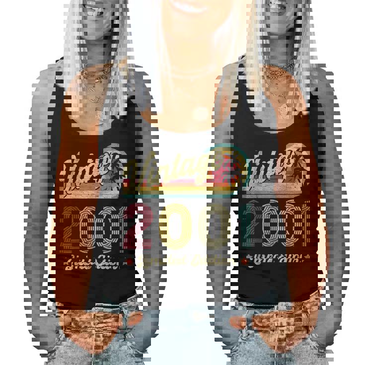 ヴィンテージ 2001 25歳の誕生日プレゼント 男性 女性 25歳 レディースタンクトップ