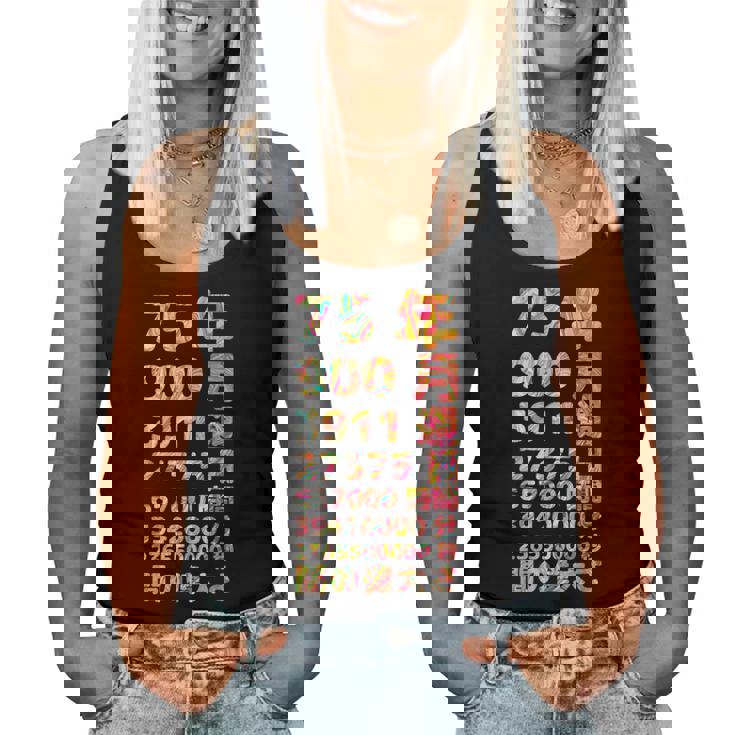 面白い75歳の誕生日の古いメーター 面白い75歳のギフト 女性 男性 面白い電卓 75歳の誕生日のギフト レディースタンクトップ