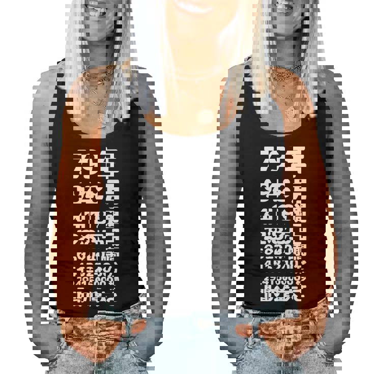 面白い79歳の誕生日の古いメーター 面白い79歳のギフト 女性 男性 面白い電卓 79歳の誕生日のギフト 長袖tシャツ レディースタンクトップ