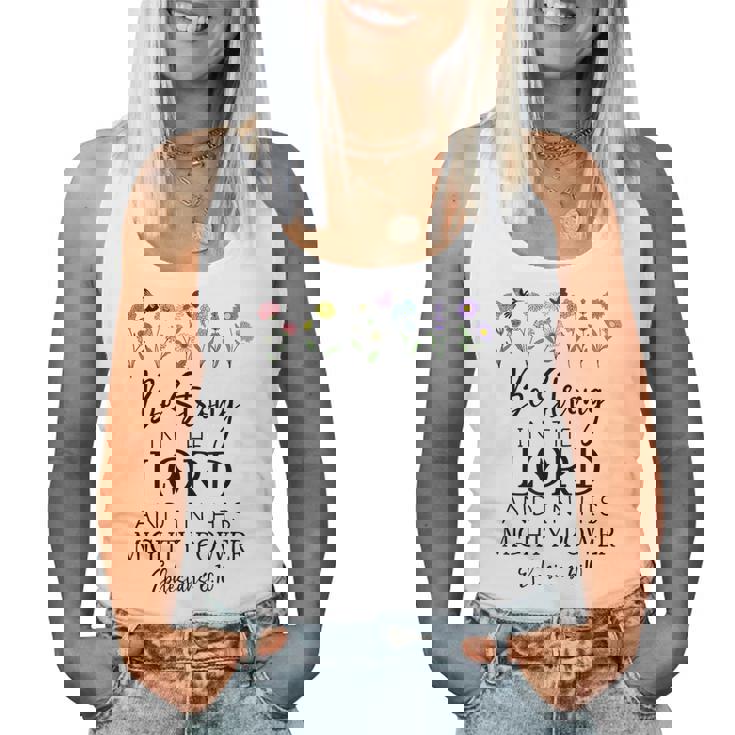 Betrong In The Lord Christian Ephesians 6 レディースタンクトップ