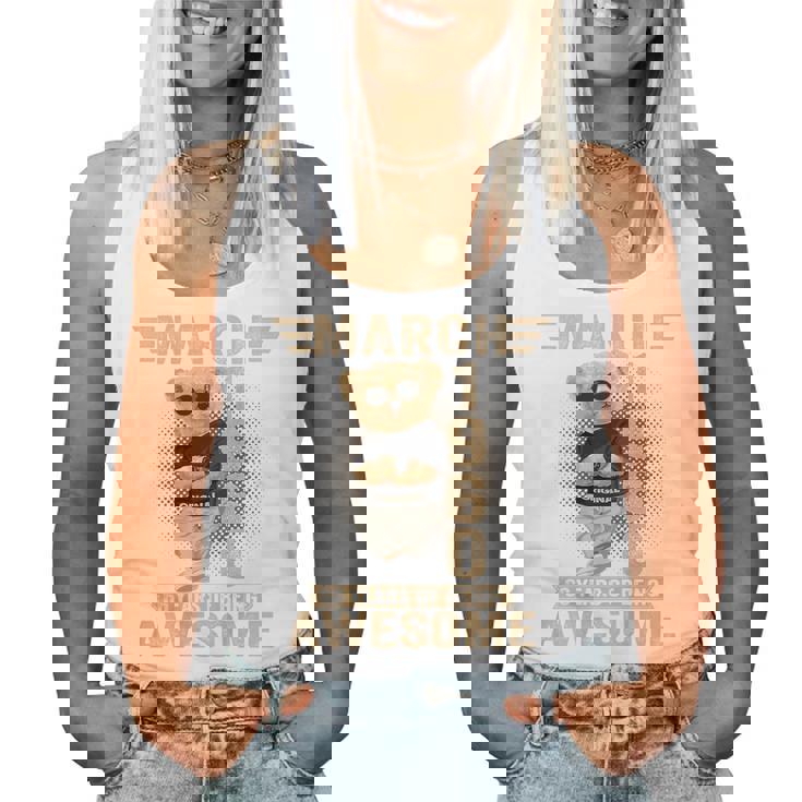 オンバック 3月66日 誕生日 男性 女性 1960年 テディベア レディースタンクトップ