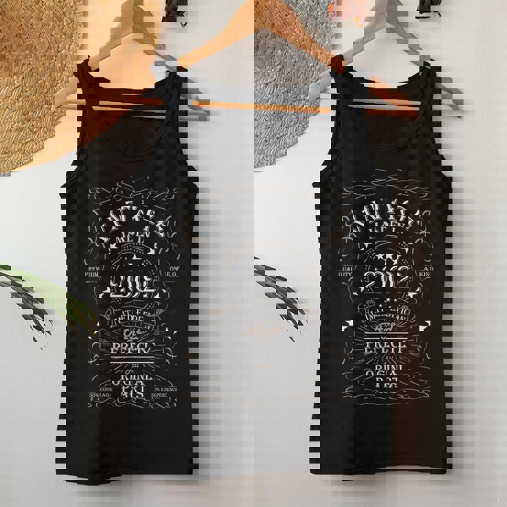 24 歳の誕生日レトロ限定版男性女性ヴィンテージ 2002 レディースタンクトップ 面白い贈り物